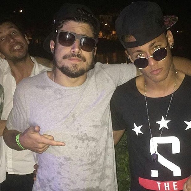 Neymar e Caio Castro (Foto: Reprodução/Instagram)