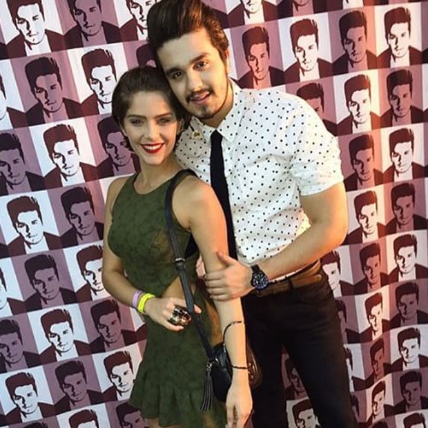 Isabella Santoni com Luan Santana em show na Zona Oeste do Rio (Foto: Instagram/ Reprodução)