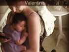 Carol Francischini posta foto abraçada com a filha, Valentina
