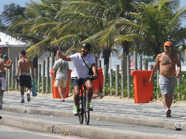 Marcos Palmeira no Rio (Foto: Wallace Barbosa/AgNews)