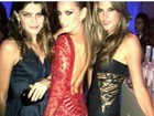 Isabeli Fontana, Alessandra Ambrósio e Izabel Goulart curtem noite em NY