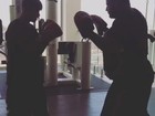 Justin Bieber mostra aula de boxe em vídeo