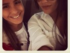 Antonia Morais posto foto com a irmã mais nova e a chama de 'bebê'