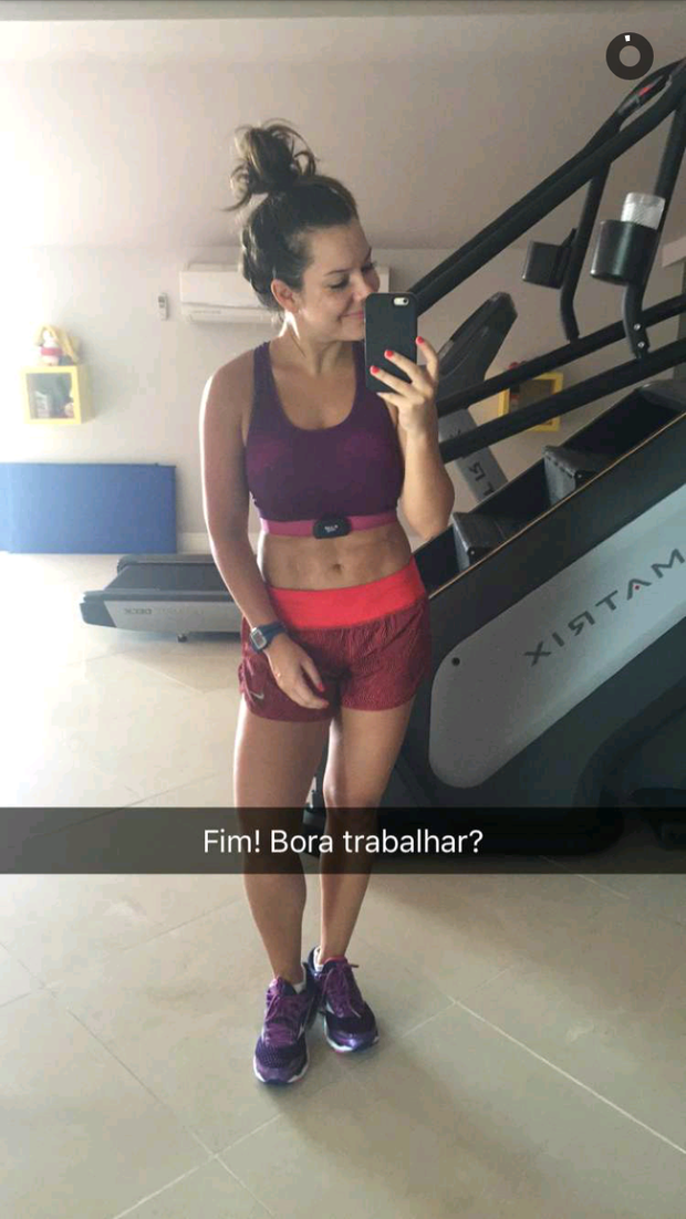 Fernanda Souza (Foto: Snapchat / Reprodução)