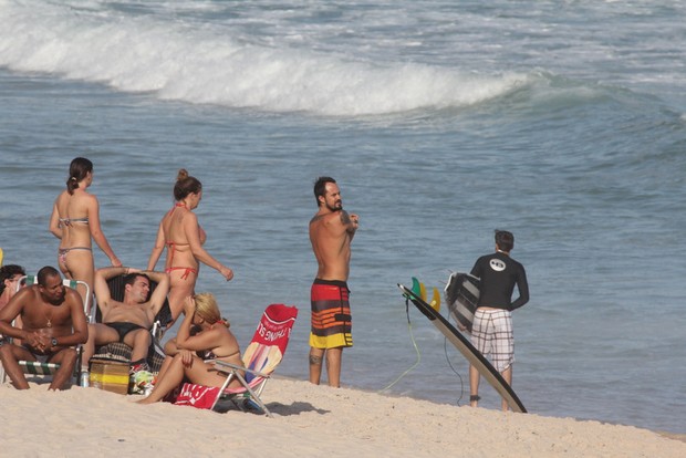 Paulo Vilhena na Prainha (Foto: Delson Silva / AgNews)