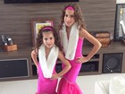 Vera Viel posta foto do look das filhas antes de aniversário