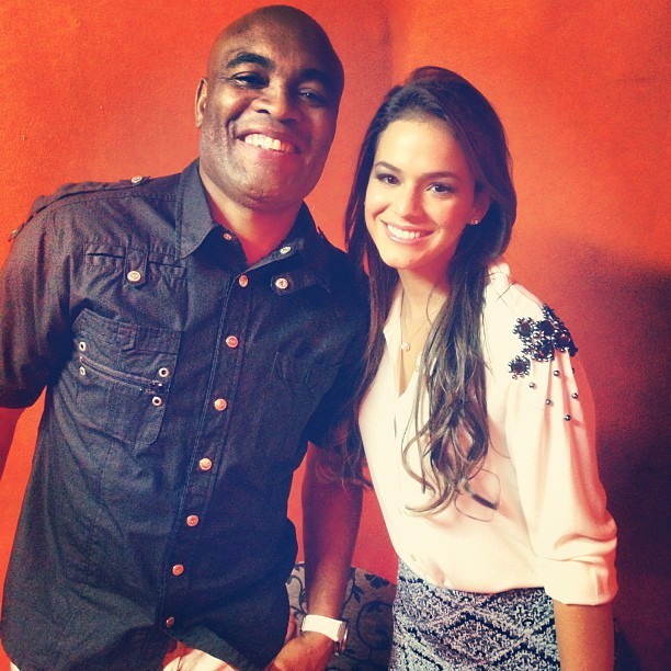 Anderson Silva e Bruna Marquezine (Foto: Instagram/ Reprodução)