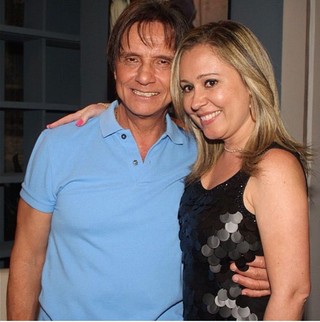 Roberto Carlos e a namorada, Luciana Sobreira (Foto: Instagram / Reprodução)