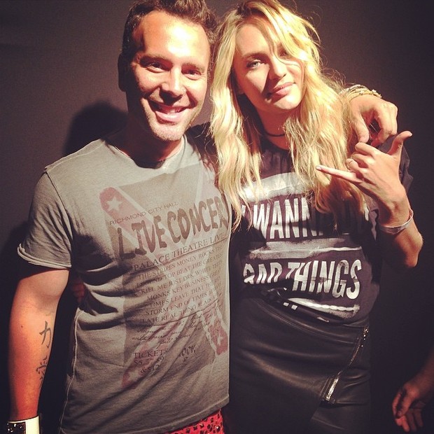 Matheus Mazzafera e Candice Swanepoel (Foto: Reprodução/Instagram)