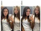 Filha de Romário posta foto com amiga no banheiro do colégio