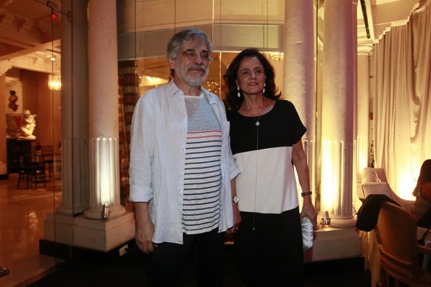 Aderbal Freire Filho e Marieta Severo (Foto: Isac Luz / EGO)