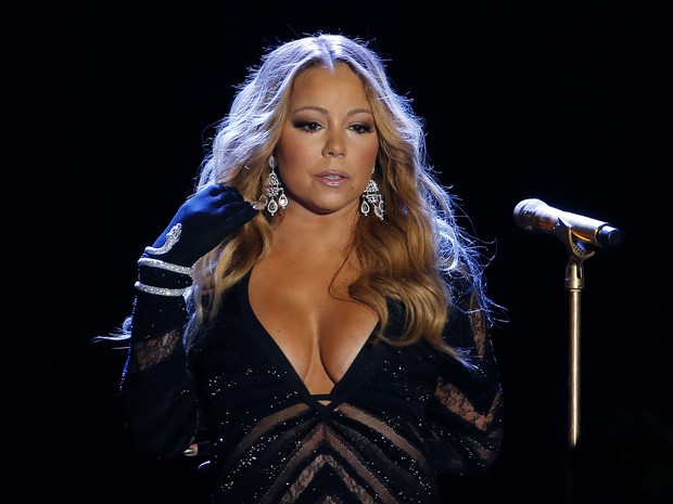 Mariah Carey em premiação em Monte Carlo (Foto: Eric Gaillard/ Reuters)