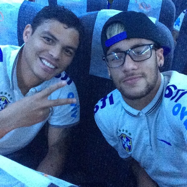 Thiago Silva e Neymar (Foto: Reprodução/Instagram)