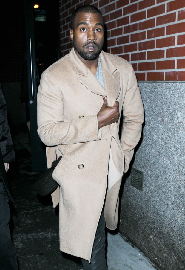 X17 - Kanye West em Nova York, nos Estados Unidos (Foto: X17online/ Agência)
