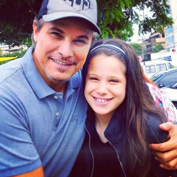 Edson Celulari e a filha Sophia (Foto: Instagram/Reprodução)