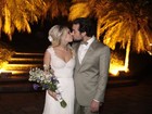 Eduardo Sterblitch e Louise D'Tuani se casam no Rio de Janeiro