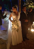 Estilista rebate críticas ao vestido de noiva de Moranguinho: 'Chiquérrima'
