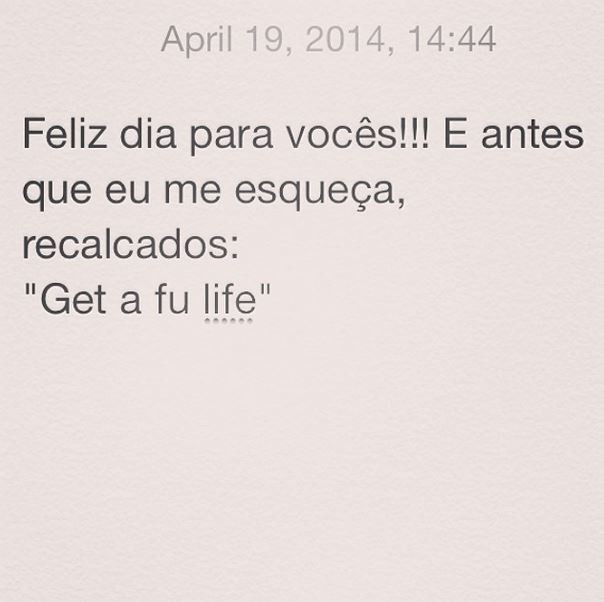 Luciana Gimenez posta mensagem no instagram (Foto: Instagram / Reprodução)