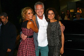 Andrea Beltrão, Pedro Bial e Marieta Severo (Foto: Iwi Onodera/ EGO)