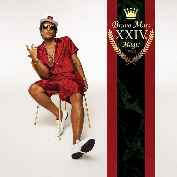Bruno Mars na capa do álbum 24K Magic (Foto: Instagram/ Reprodução)