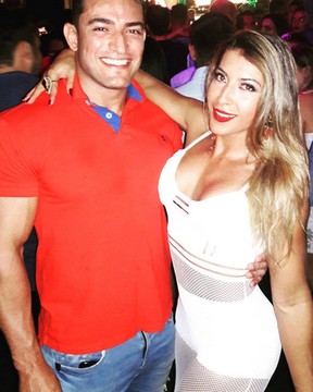 Ex-BBB Priscila Pires badala com o namorado, João Reis (Foto: Instagram/ Reprodução)