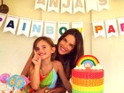 Alessandra Ambrósio comemora aniversário da filha