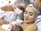 Ex-BBB Leticia Santiago dá à luz seu segundo filho, Miguel