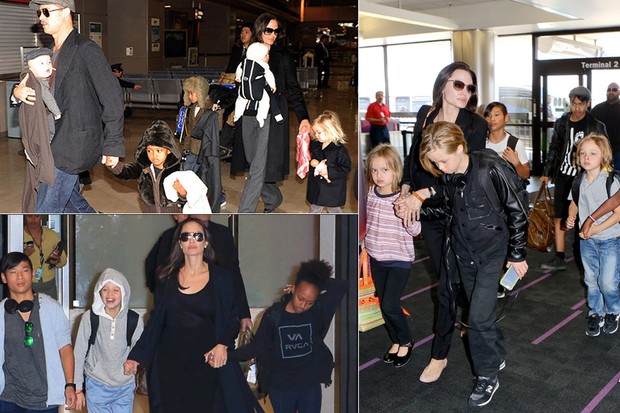 Crianças - Filhos de Angelina Jolie e Brad Pitt (Foto: X17)