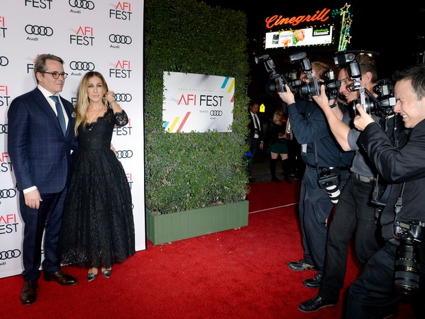 Matthew Broderick e Sarah Jessica Parker em première de filme em Los Angeles, nos Estados Unidos (Foto: Kevork Djansezian/ Reuters)
