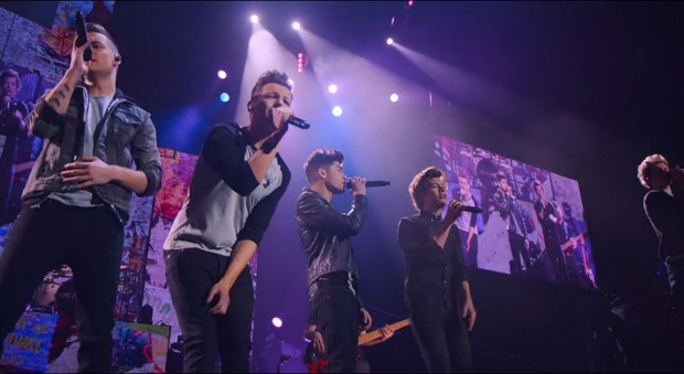 Cena do filme da banda One Direction (Foto: Reprodução)