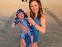 Geri Halliwell exibe boa forma menos de três meses após dar à luz