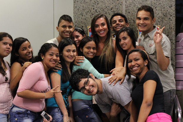 Nicole Bahls em Fortaleza (Foto: Attila Gomes/Divulgação)