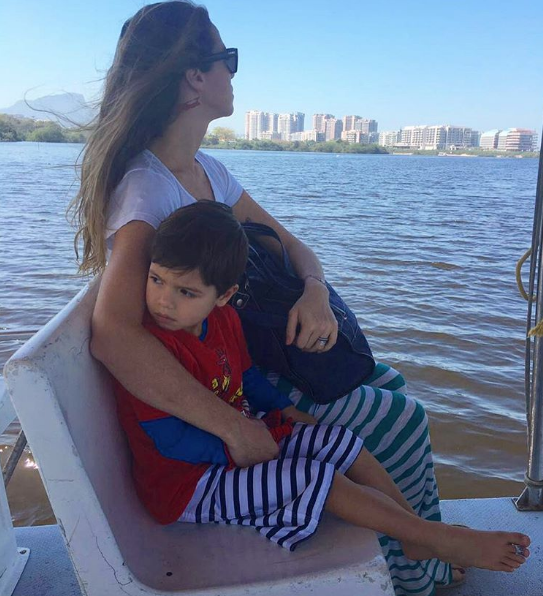 Luana Piovani com o filho mais velho, Dom (Foto: Reprodução / Instagram)