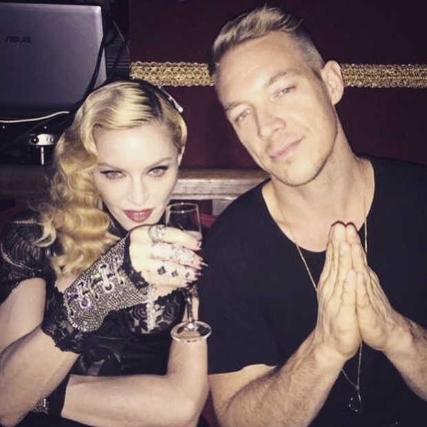 Madonna e Diplo (Foto: Reprodução/Instagram)