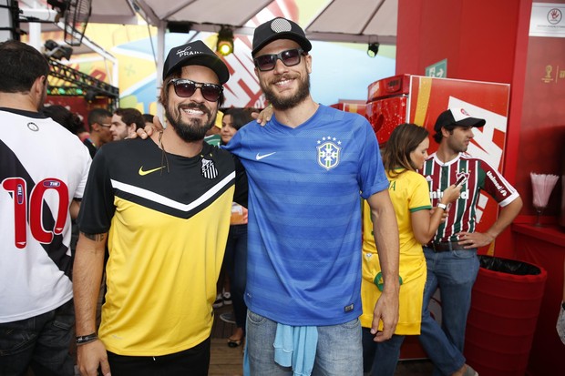Paulinho Vilhena e Rodrigo  (Foto: Felipe Panfili/AgNews)