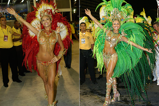 Galeria Musas do Carnaval - 2008 - Grazi Massafera (Foto: Agnews -  Vania Laranjeiras / cia)