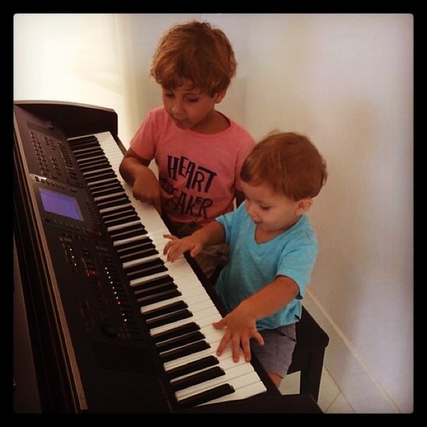 Davi e Rafael, filhos de Claudia Leitte (Foto: Instagram / Reprodução)