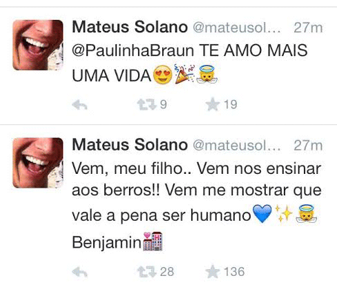 Mateus Solano  (Foto: Twitter / Reprodução)