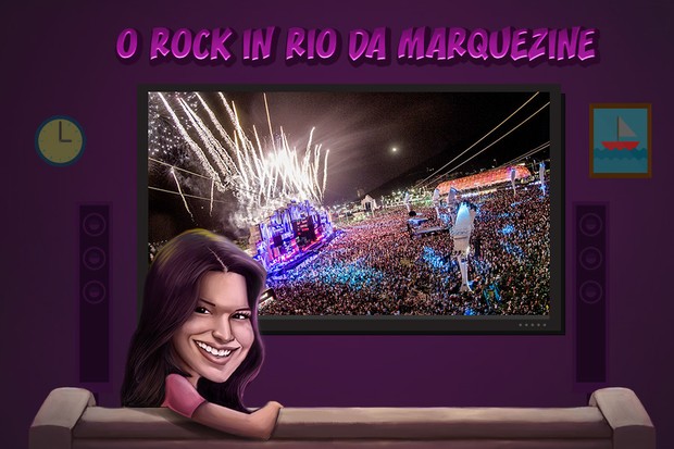 Bruna Marquezine no Rock in Rio  (Foto: Ego)