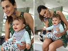 Fernanda Motta posta foto fofíssima com a filha: 'Alegria que me contagia'