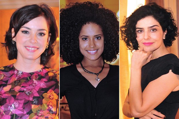 Cabelos de "Sangue Bom" - Regiane Alves, Nanda Lisboa e Letícia Sabatella (Foto: João Miguel Junior / TV Globo)