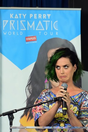 Katy Perry em evento em Los Angeles, nos Estados Unidos (Foto: Frederick J. Brown/ AFP)