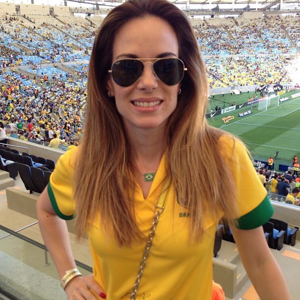 Ana Furtado no Maracanã (Foto: Reprodução_Instagram)
