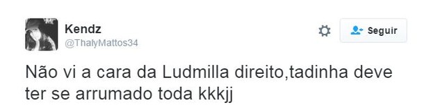 Internautas comentam sobre Ludmilla na Olimpíada (Foto: Twitter / Reprodução)