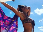 Juliana Paes exibe o corpão em foto na praia: 'Tchau, Carnaval'