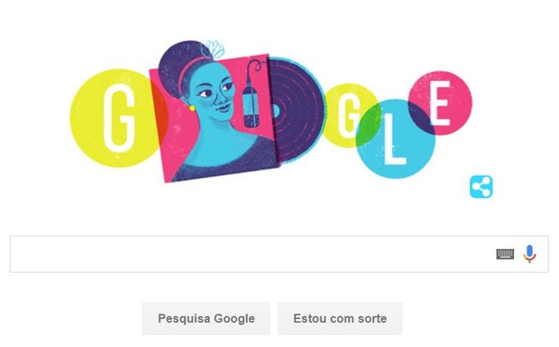 Google faz homenagem a Carmen Costa (Foto: Reprodução / Google)