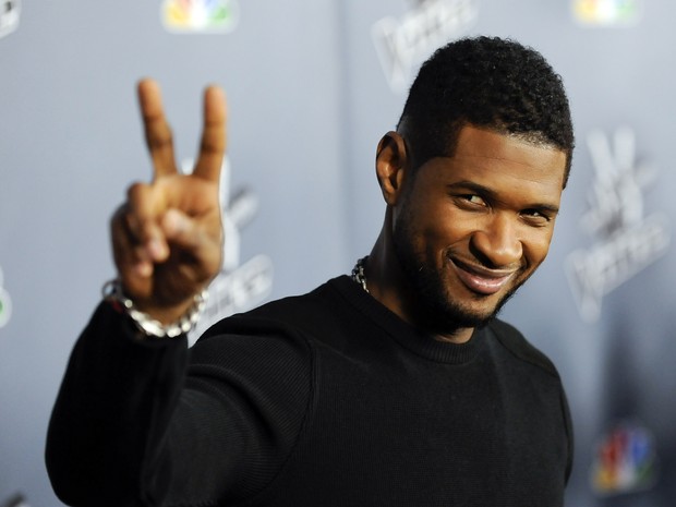 Usher no lançamento da quarta temporada do ‘The Voice’ em Los Angeles, nos Estados Unidos (Foto: Gus Ruelas/ Reuters)