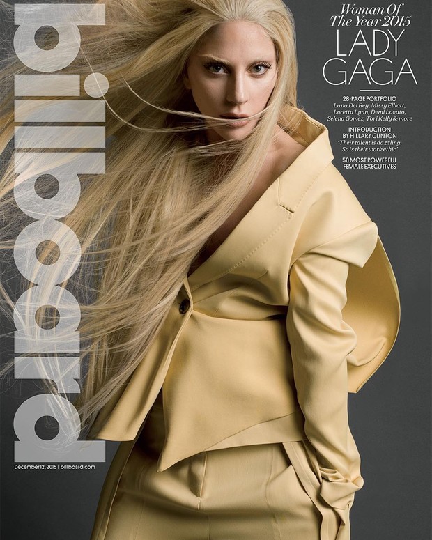 Lada Gaga na capa da Billboard (Foto: Reprodução)