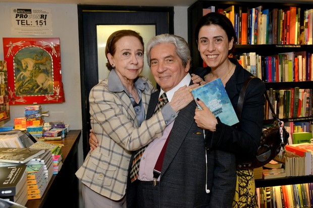 Fernanda Montenegro, Fernanda Torres e Domingos Oliveira (Foto: Alex Palarea/AgNews)