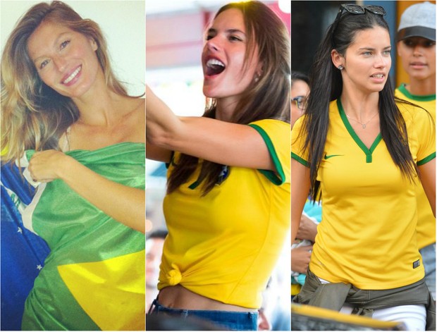 As modelos Gisele Bündchen, Alessandra Ambrósio e Adriana Lima vão participar da Olimpíada 2016, no Rio de Janeiro (Foto: Reprodução do Instagram)